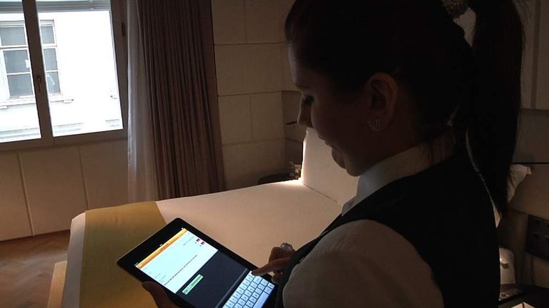 Hotel Staff Using Samio